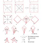 Modele pliage papier