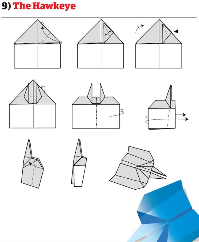 pliage avions en papier