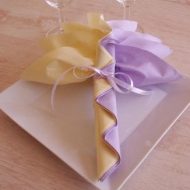 Pliage de serviette de table en papier pour mariage