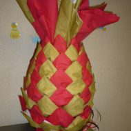 Pliage de serviette en ananas