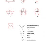Pliage enveloppe origami