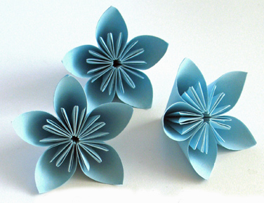 pliage fleur origami