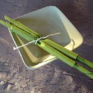 Pliage serviette asperge