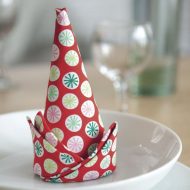 Pliage serviette cone