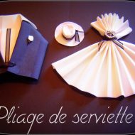 Pliage serviette femme