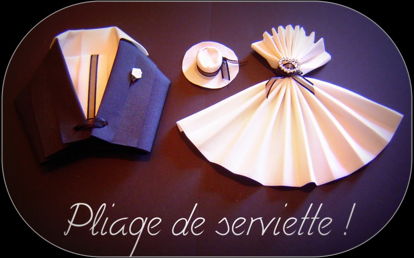 pliage serviette femme