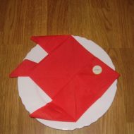 Pliage serviette papier poisson