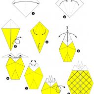 Ananas origami