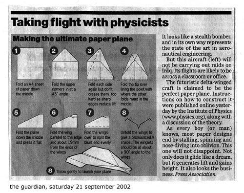 best paper airplane ever