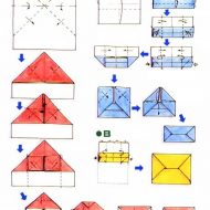 Origami facile enveloppe