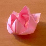 Origami serviette en papier facile