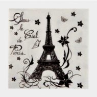 Pliage serviette tour eiffel