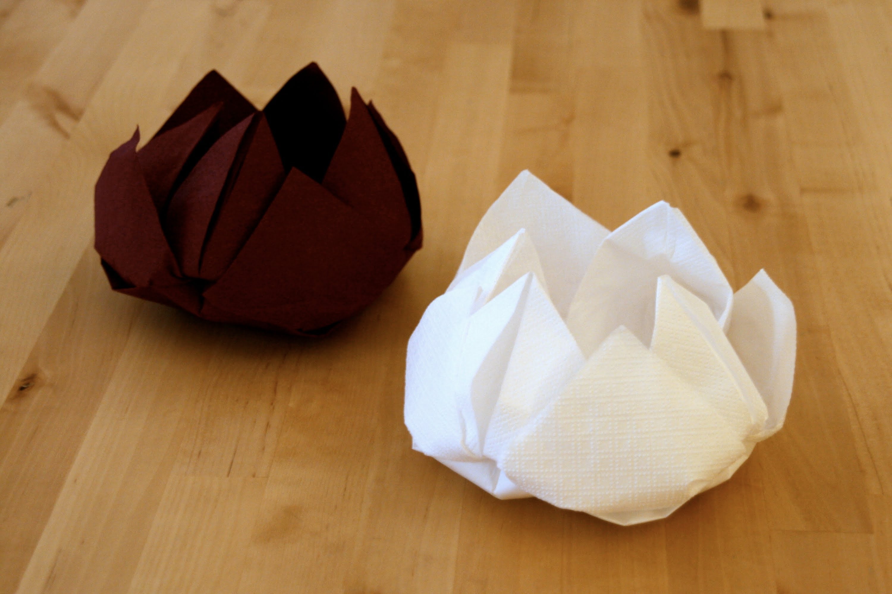 Origami serviette