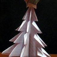 Pliage de papier pour noel