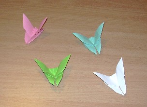 Pliage de papillon en papier