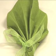 Pliage serviette en feuille