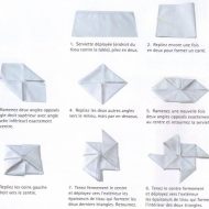 Technique de pliage de serviette en papier